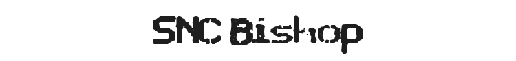 SNC Bishop Font Preview