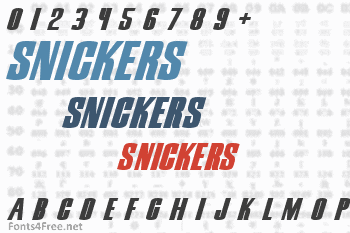 Snickers Font