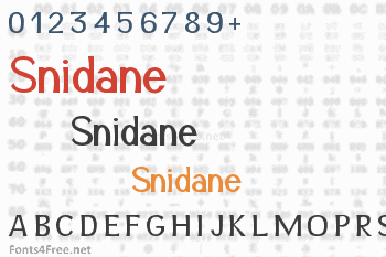 Snidane Font