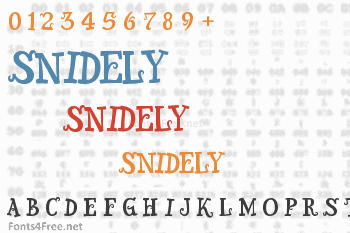Snidely Font