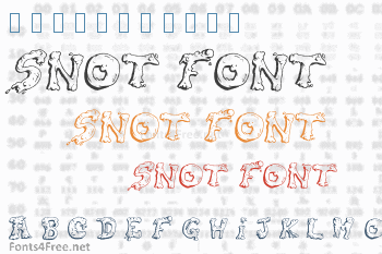 Snot Font