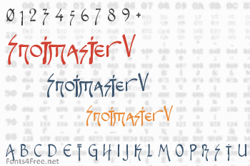 Snotmaster V Font