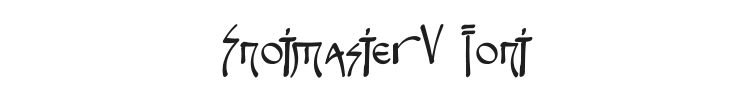 Snotmaster V Font Preview