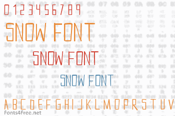 Snow Font