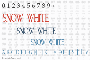 Snow White Font