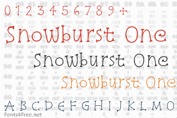 Snowburst One Font