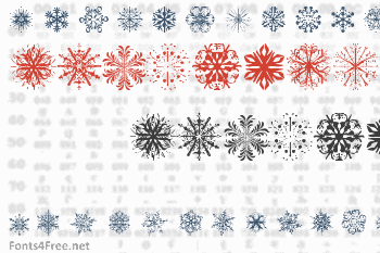 Snowflakes Font