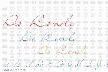 So Lonely Font