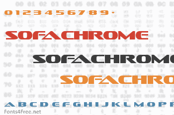 Sofachrome Font