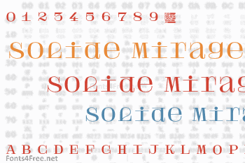 Solide Mirage Font