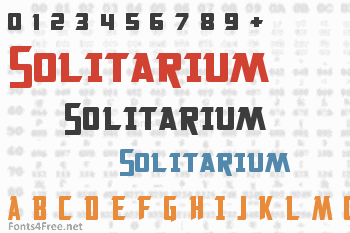 Solitarium Font