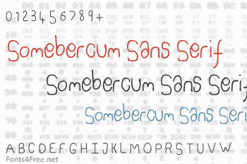 Somebercum Sans Serif Font