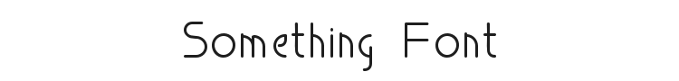 Something Font Preview
