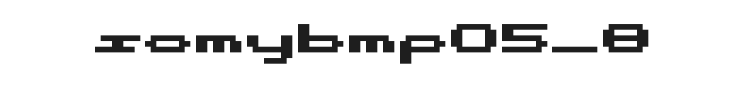 somybmp05_8 Font Preview