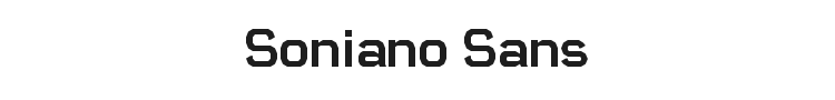 Soniano Sans Unicode Font