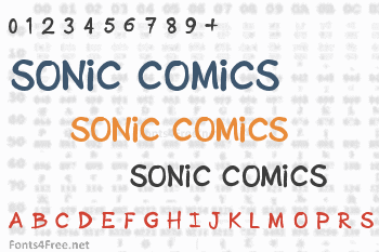 Sonic Comics Font