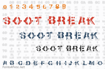 Soot Break Font