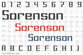 Sorenson Font