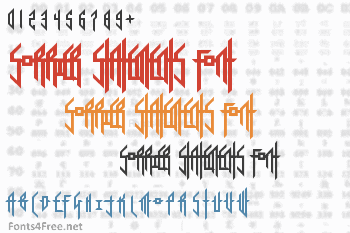 Sorrier Statements Font