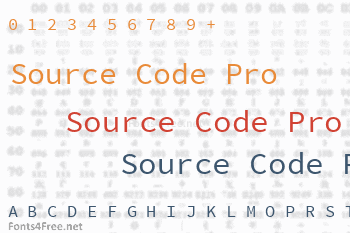 Source Code Pro Font