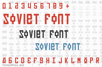 Soviet Font