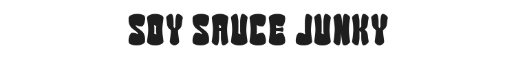 Soy Sauce Junky Font Preview