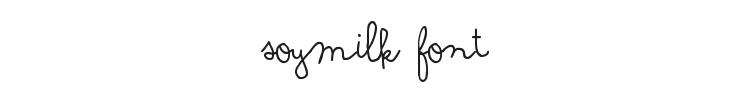 Soymilk Font