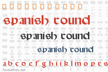 Spanish Round Bookhand Font