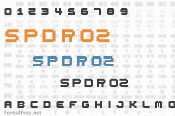 Spdr02 Font