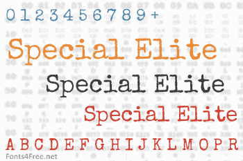 Special Elite Font