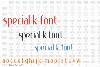 Special K Font