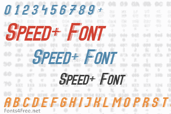 Speed+ Font