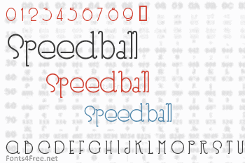 Speedball Font