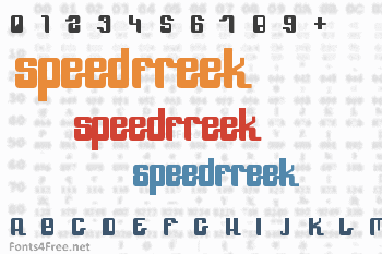 SpeedFreek Font