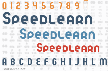 Speedlearn Font