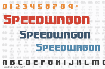 Speedwagon Font