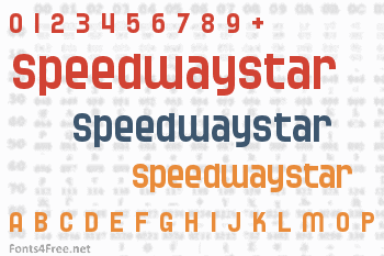 Speedwaystar Font