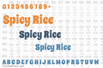 Spicy Rice Font