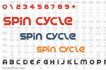 Spin Cycle Font