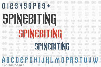 Spinebiting Font