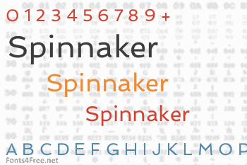 Spinnaker Font