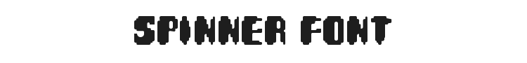 Spinner Font Preview