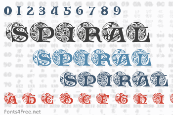 Spiral Initials Font