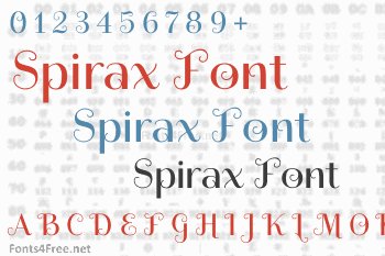 Spirax Font