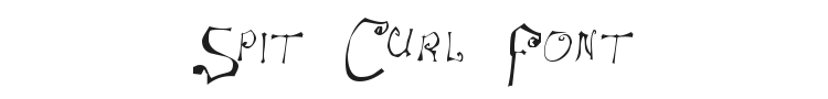 Spit Curl Font