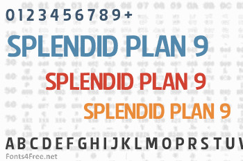 Splendid Plan 9 Font