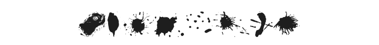 Split Splat Splodge Font