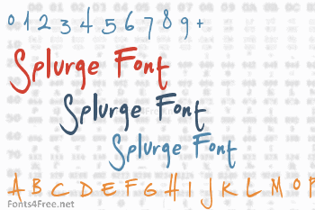 Splurge Font