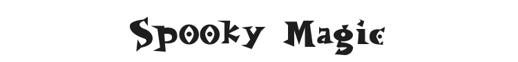 Spooky Magic Font