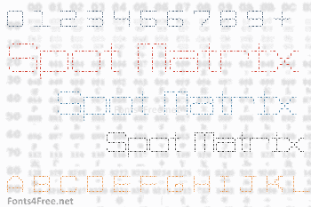 Spot Matrix Font